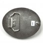 Biker Fear No Evil Silver Color Metal Alloy Belt Buckle
