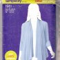Misses Knit Cardi Wrap Sew Simple XXS - XL Simplicity Sewing Pattern 1961