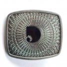Vintage Initial Letter J Silver Color Metal Belt Buckle