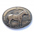 Vintage Tony Lama Quarter Horse Western Solid Brass Belt Buckle Vintage Tony Lama Quarter Horse Western Solid Brass Belt Buckle