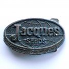 Vintage Jacques Seeds Metal Alloy belt buckle Vintage Jacques Seeds Metal Alloy belt buckle