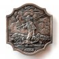 Drink Coca Cola Bergamot 1976 Vintage Pewter Belt Buckle