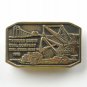 Thunder Basin Coal Creek Mine Anacortes Solid Brass Limited Edition #032 belt buckle