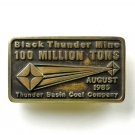 Thunder Basin Coal Company 1985 Anacortes Solid Brass Limited Edition # 616 belt buckle