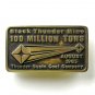 Thunder Basin Coal Company 1985 Anacortes Solid Brass Limited Edition # 616 belt buckle