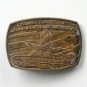 American Veterans Disabled For Life Memorial Brass Color Belt Buckle