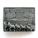 King Of Beers Budweiser Great American Pewter Alloy 3D Belt Buckle King Of Beers Budweiser Great American Pewter Alloy 3D Belt Buckle