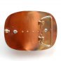 Unique Cabochon Polished Brass Color Belt Buckle