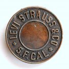 Levi Strauss Bronze Color Round Belt Buckle