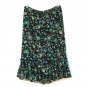 Misses Black Print Lined Skirt New York Co Size 12
