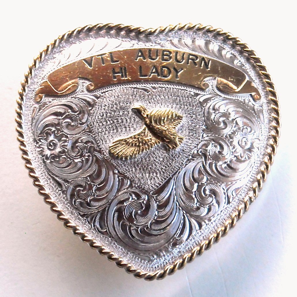 Montana Silversmiths Trophy Buckle Skeet Shooting Auburn Belt Buckle