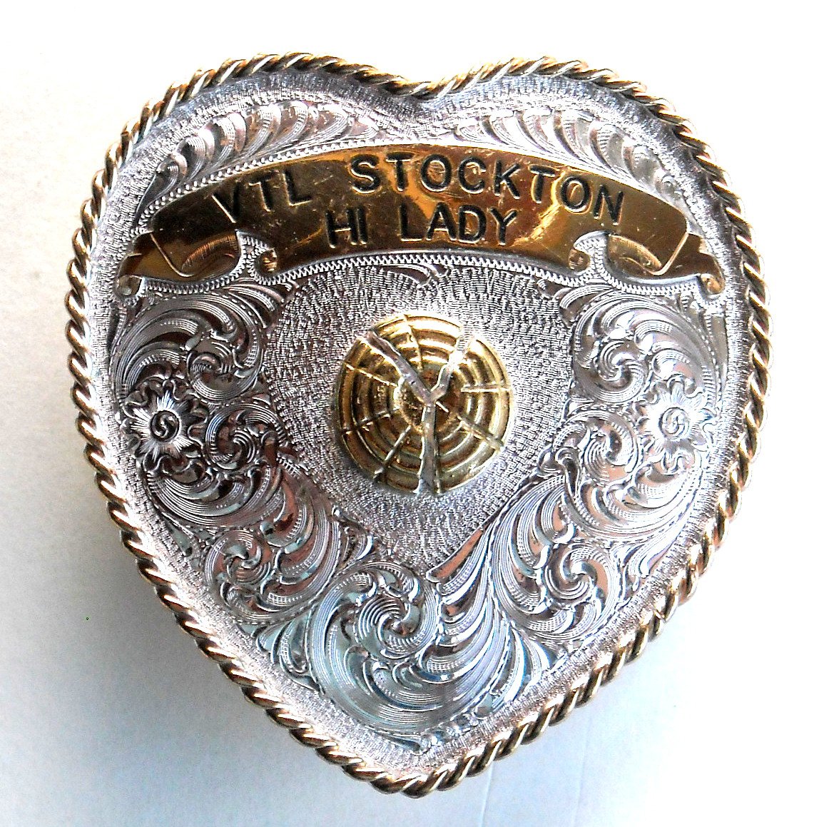 Trophy Buckle Stockton Skeet Shooting Montana Silversmiths Belt Buckle