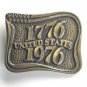 United States Bicentennial 1776 1976 Brass Color Used Belt Buckle