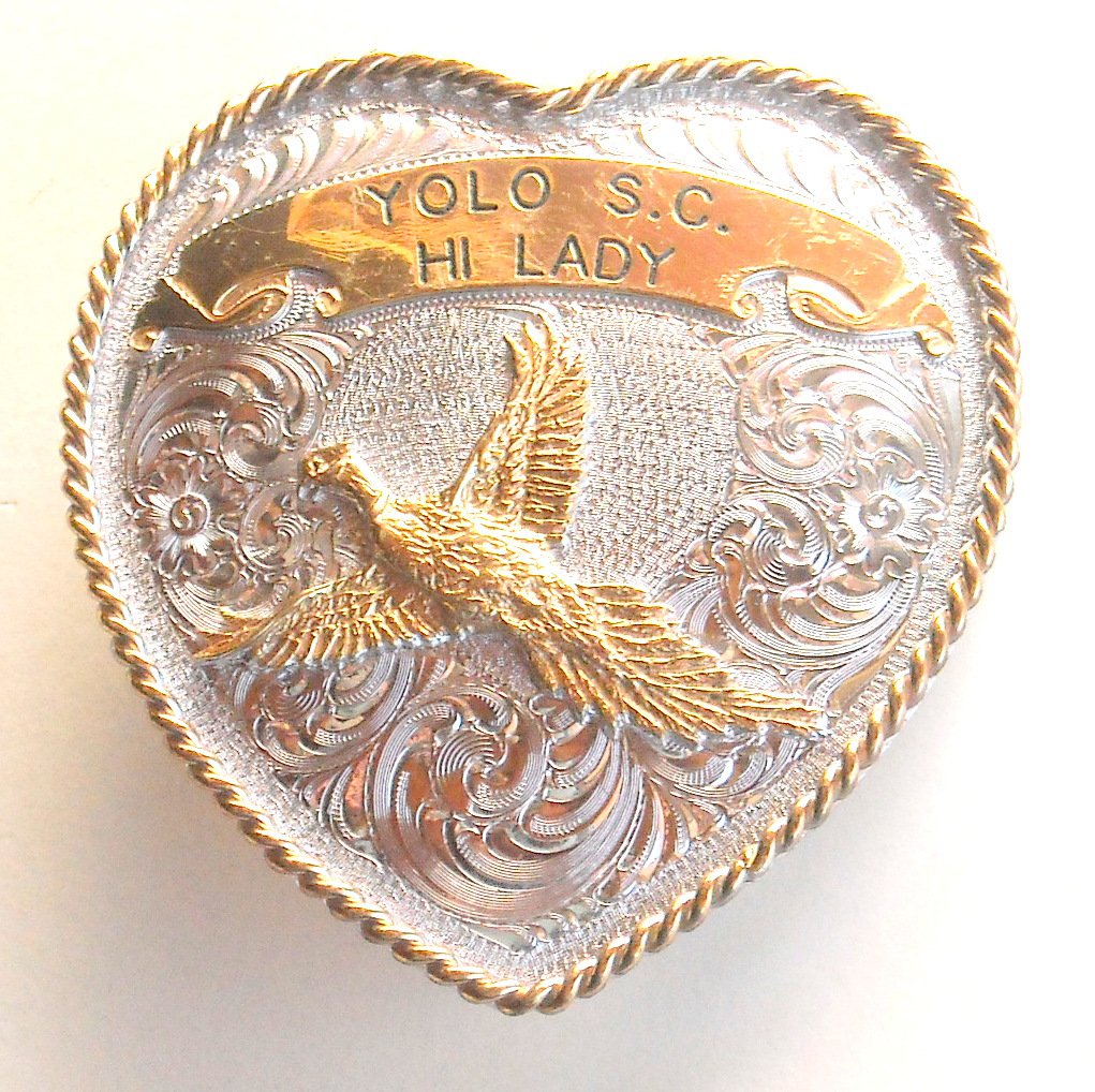 Trophy Buckle Skeet Shooting Yolo Montana Silversmiths Belt Buckle