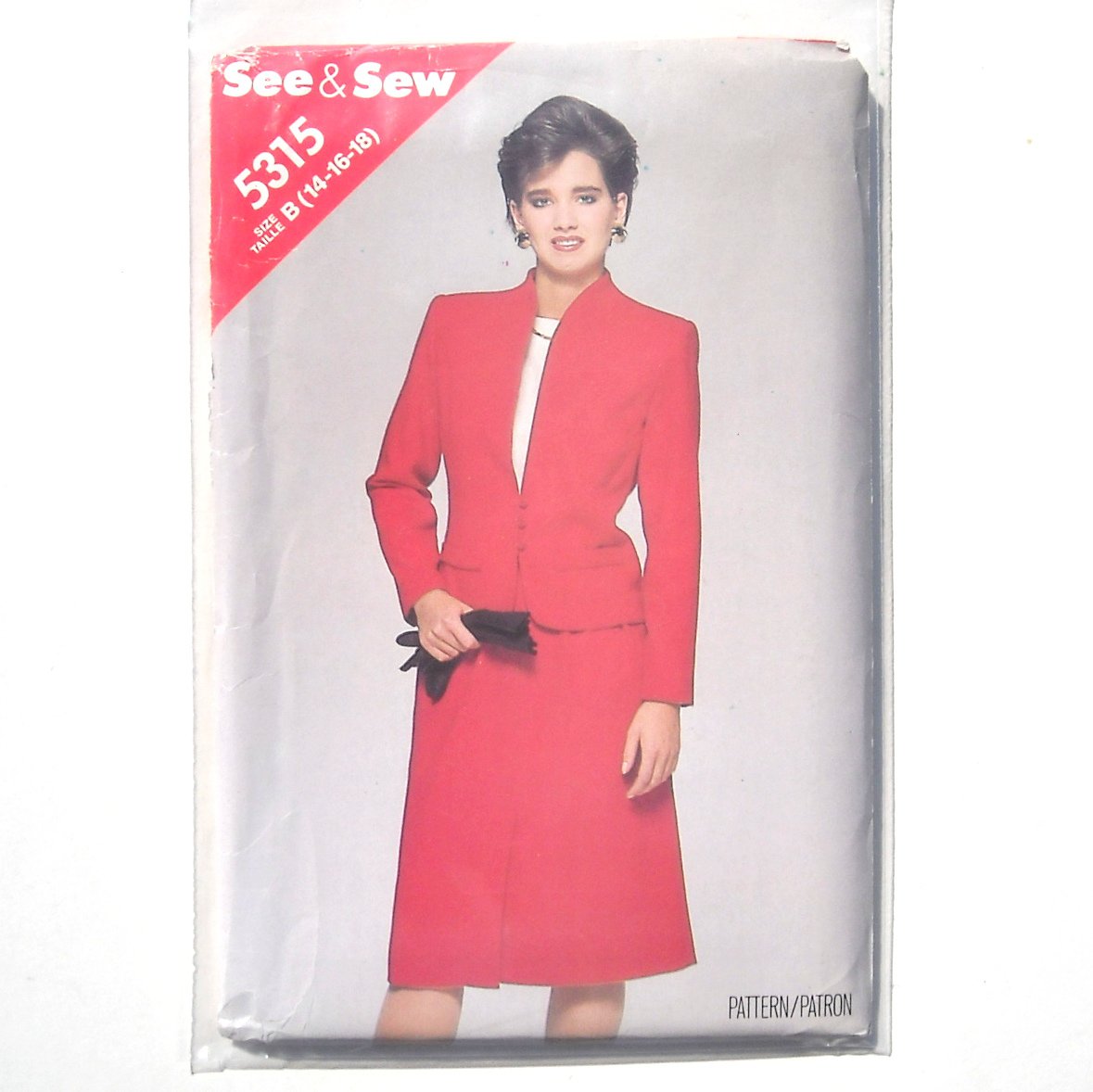 Jacket And Skirt 14 16 18 See Sew Butterick Sewing Pattern 5315