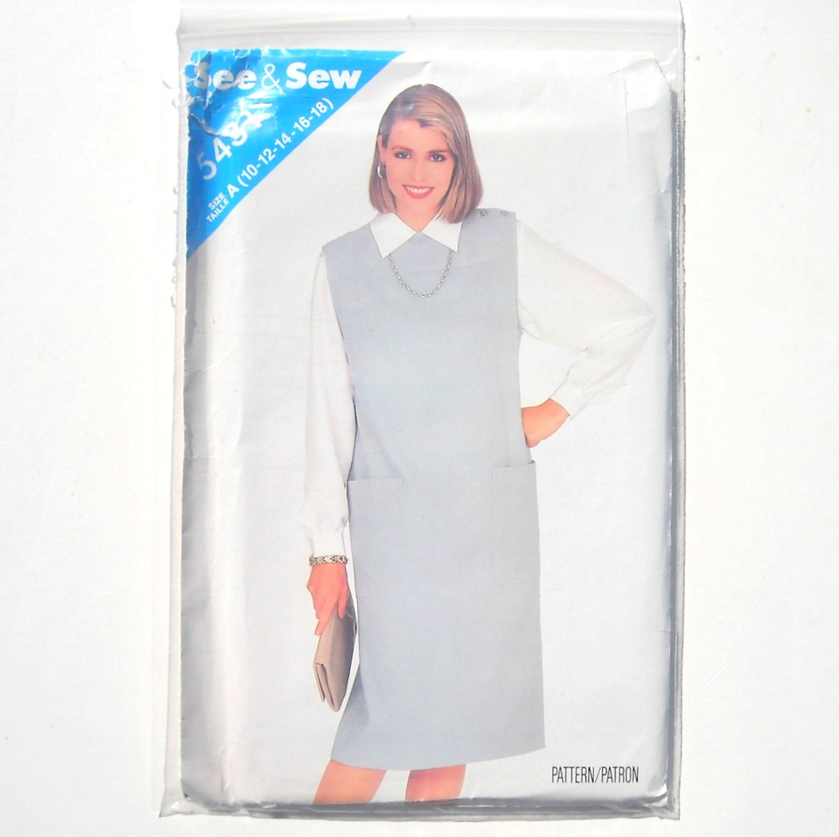See Sew Misses Jumper 10 - 18 Butterick Sewing Pattern 5431