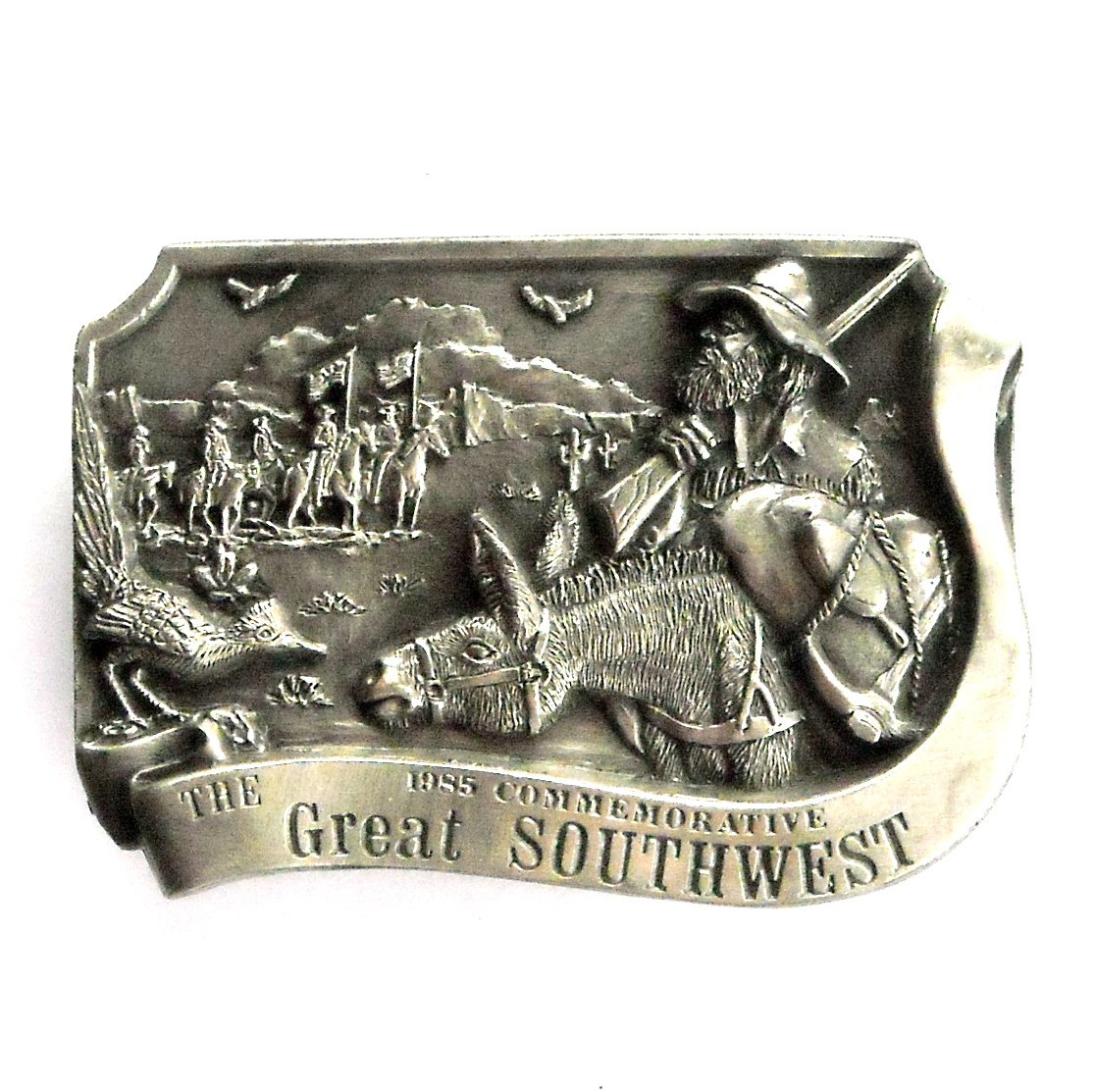 Great Southwest 3D Limited Edition 1985 Arroyo Grande Belt Buckle