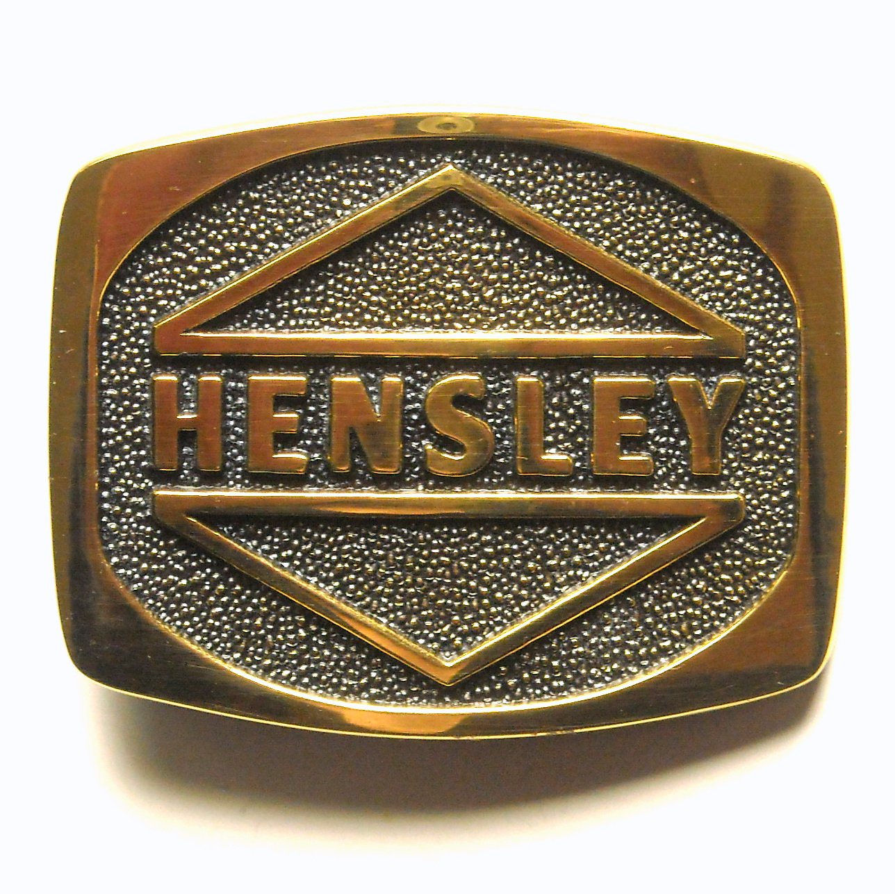 Hensley 1988 Solid Brass BTS Belt Buckle