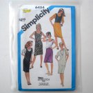 Misses Pullover Dress Top Jumper Size 10 - 12 Simplicity Sewing Pattern 6454