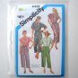 Simplicity Sewing Pattern 6458 Size 12 Misses Cropped Pants Pullover Tops