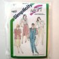 Misses Pants Skirt Shirt Lined Vest Size 12 Simplicity Sewing Pattern 6497