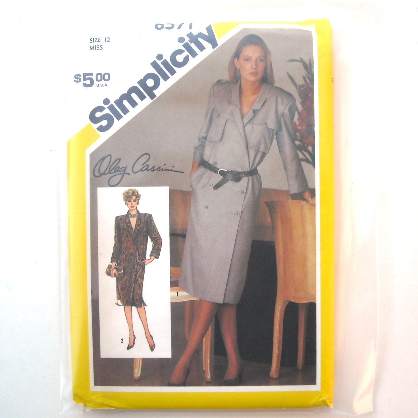 Simplicity Sewing Pattern 6571 Size 12 Misses Dress