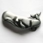 Sperm Whale Pewter Belt Buckle