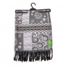 Pashmina Gray Golden Modern Scarf Pashmina Gray Golden Modern Scarf