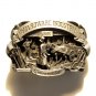 Hardware Industry Commemorative 3D JJ Solid Pewter Belt Buckle