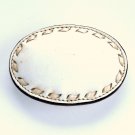 White Leather Vintage Tony Lama Belt Buckle White Leather Vintage Tony Lama Belt Buckle