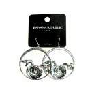 Banana Republic Dragon Large Round Earrings
