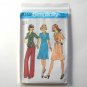 Misses Dress Top Pants Size 14 Vintage Simplicity Sewing Pattern 7049