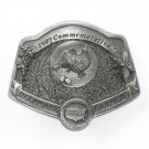 Delaware Farmer 3D Limited Edition Pewter Belt Buckle 1987