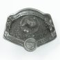 Delaware Farmer 3D Limited Edition Pewter Belt Buckle 1987