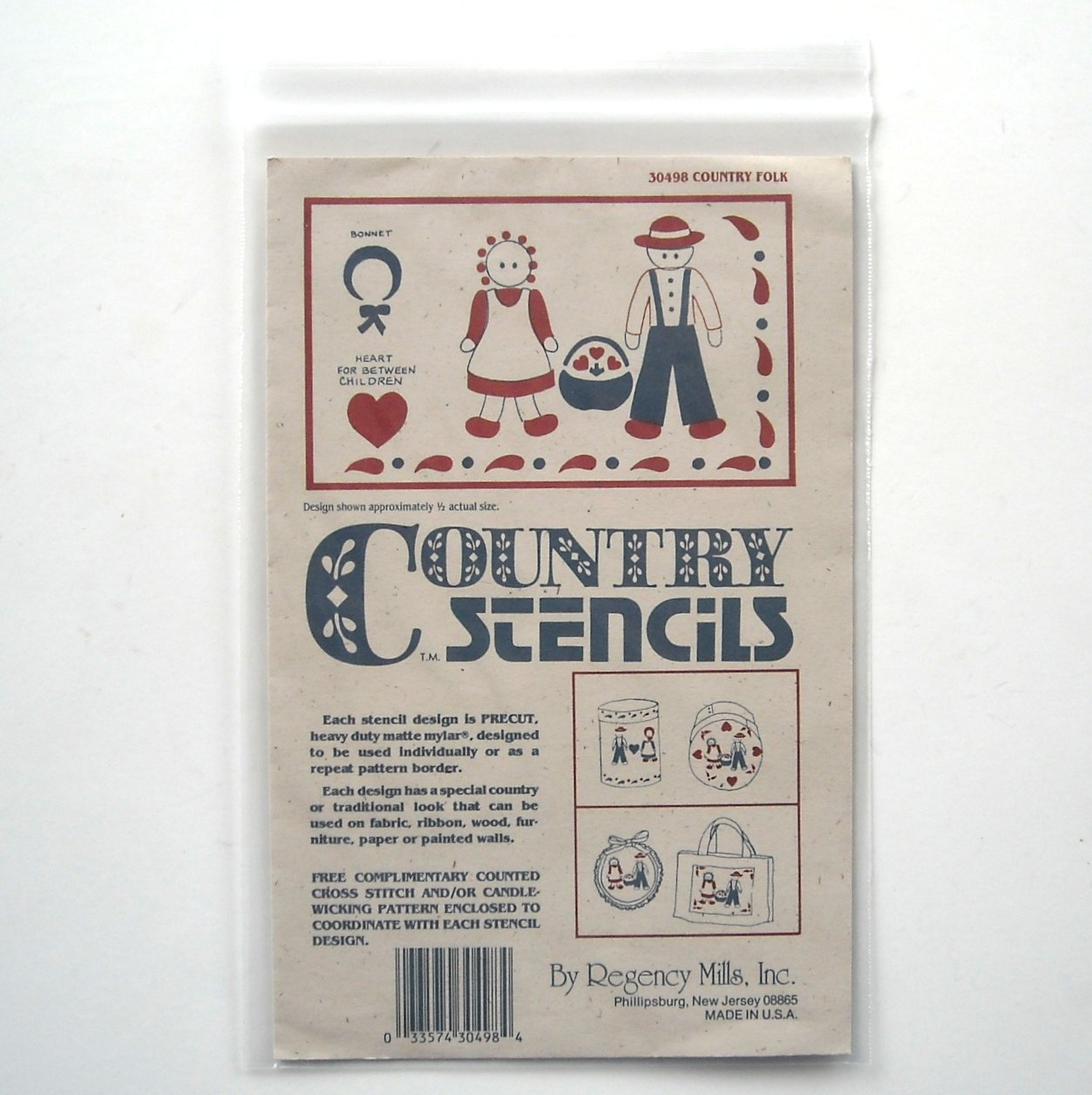 Country Stencils Country Folk Regency Mills Inc Pattern