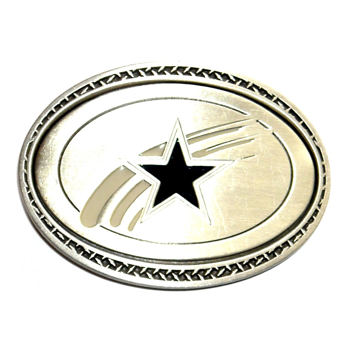 Dallas Cowboys Beige Great American Products Fine Pewter NFL Belt Buckle