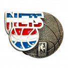 New Jersey Nets Basketball NBA Pewter GAP Belt Buckle New Jersey Nets Basketball NBA Pewter GAP Belt Buckle