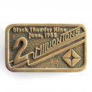 Black Thunder Mine Anacortes Solid Brass Edition # 49 Belt Buckle