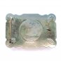 Silver Turquoise Vintage Western belt buckle