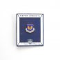 Blue Shield Gold Wings US Air Force In Europe Tie Tac Hat Lapel Pin