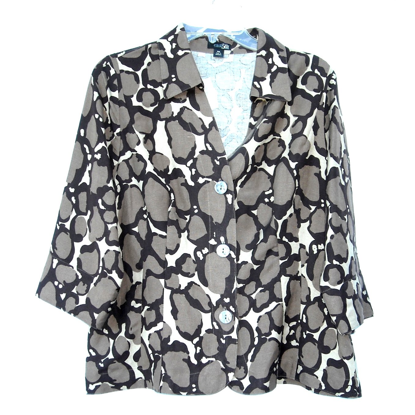 East 5th Petite Womens Blouse Shirt Size PXL