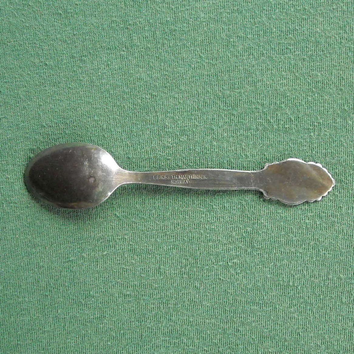 Ohio Miniature Souvenir Spoon EPNS Marthinsen