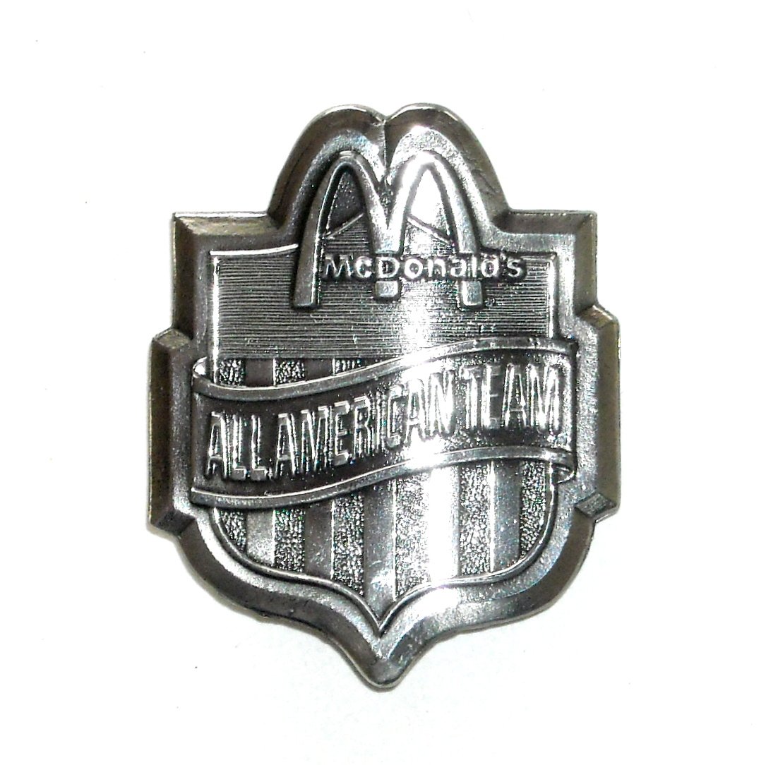 Mcdonalds All American Team Pewter Belt Buckle