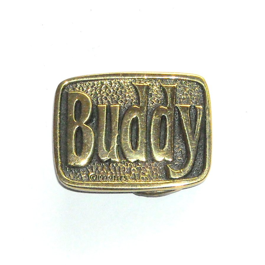 Buddy Solid Brass BTS Standard Small Belt Buckle