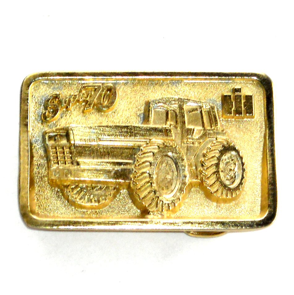 International Harvester Super 70 Kansas City Edition Gold Color Belt Buckle