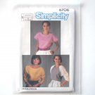 Misses Easy To Sew Tops Size 10 - 14 Vintage Simplicity Sewing Pattern 6708 Misses Easy To Sew Tops Size 10 - 14 Vintage Simplicity Sewing Pattern 6708