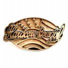 Cowgirl Hardcore Award Design Solid Brass Belt Buckle