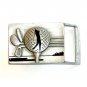 Golf American Pasttime Bergamot Pewter Standard Belt Buckle