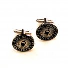 Cufflinks Order Of Gentlemen Club Jack Daniels Silver Color Cufflinks Order Of Gentlemen Club Jack Daniels Silver Color