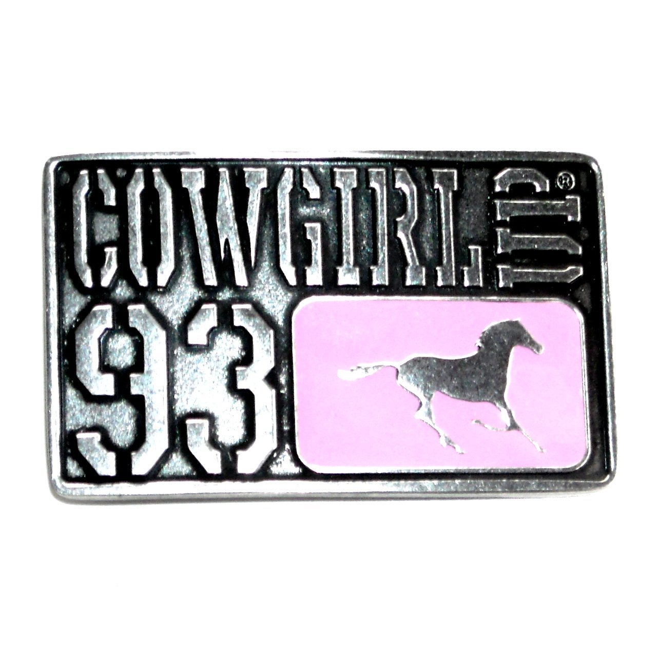 Cowgirl Up 93 Montana Silversmiths Western Belt Buckle